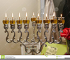 Jewish Oil Lamp Candle Clipart Image