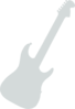 Grey Guitar Clip Art