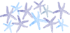 Blue Starfish Clip Art