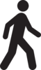 Walking Icon Clip Art