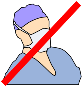 Doctor With Mask Not Available Clip Art