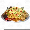 Bowl Of Pasta Clipart Image