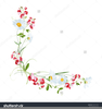 Bouquet Of Sweet Peas Clipart Image