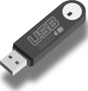 Usb Flash Drive Clip Art