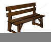 Wooden Bench Clipart Image