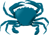 Annaleeblysse Blue Crab Clip Art