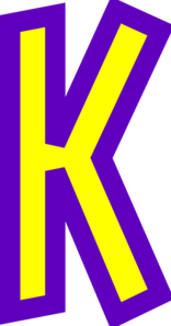 Letter K Clip Art at Clker.com - vector clip art online, royalty free
