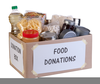 Food Bank Donations Clipart Image