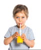 Kids Drinking Juice Image