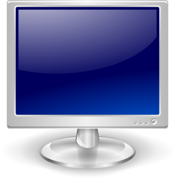 Lcd Monitor 2 Clip Art at Clker.com - vector clip art online, royalty