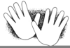 Jazz Hands Clipart Image