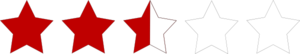 Red Star 2.5 Clip Art