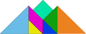 Tangram-18 Clip Art