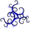 Swirls Blue Clip Art