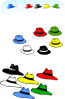 Kattekrab Six Hats Clip Art