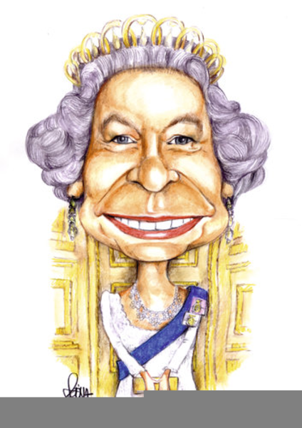 Queen Elizabeth Cartoon Clipart | Free Images at Clker.com - vector