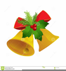 Free Clipart Christmas Bells Holly Image