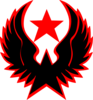 Red Warrior Star Clip Art