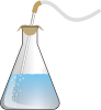 Bubbling Erlenmeyer Clip Art