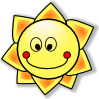 Smiling Sun Clip Art