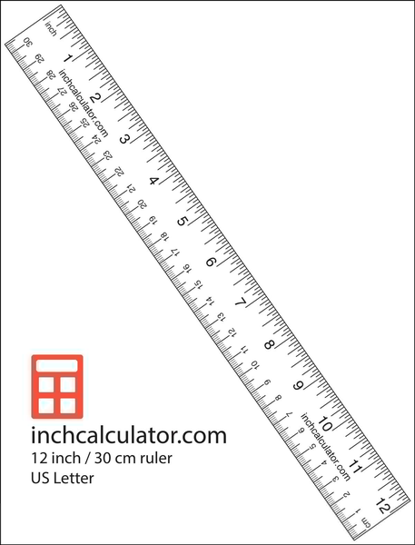 Printable Paper Ruler | Free Images at Clker.com - vector clip art ...