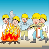 Extinguisher Training Clipart Image
