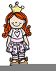 Colored Clipart Of Girls Image