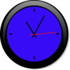 Clock Blue A Image