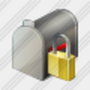 Icon Mail Box Locked Image