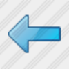 Icon Arrow Left Blue 3 Image