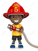 Fireman Axe Clipart Image
