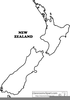 New Zealand Map Clipart Image