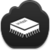 Free Black Cloud Microprocessor Image