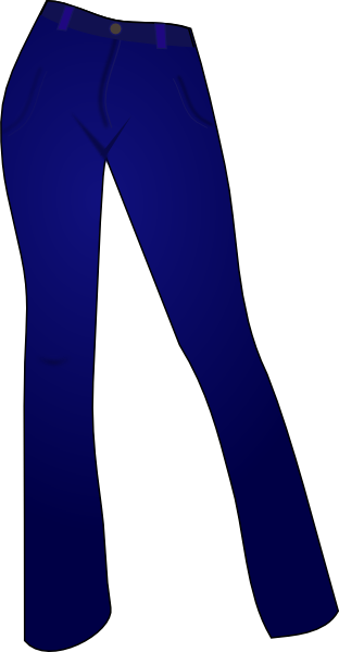 Women Clothing Blue Jeans Clip Art at Clker com vector 