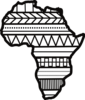 Africa Outline Complete 4 Clip Art