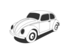 Vw Beetle Classic Black White Line Art Coloring Sheet Colouring Page Px Image