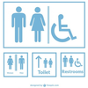 Free Restroom Clipart Sign Image