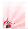 Pink Tent Clipart Image