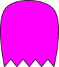 Pink Pacman Ghost Clip Art