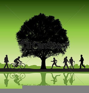 Jogging Stroller Clipart Image