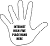 Five Finger Rule Clipart Image