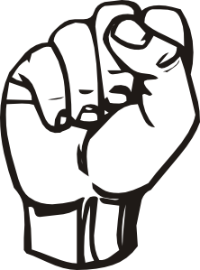 Sign Language S Fist Clip Art