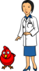 Doctor And Hen Clip Art