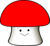 Happy Mushroom 2 Clip Art