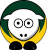 Sheep - Vermont Catamounts - Team Colors - College Football Clip Art