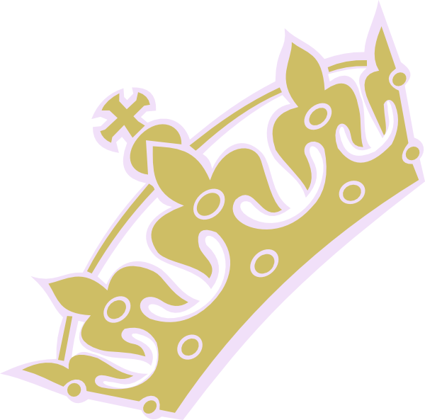 Download Gold Lav Tiara Princess Clip Art at Clker.com - vector ...