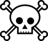 Skull And Crossbones Clip Art