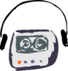 Cassette Player Clip Art