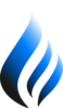 Blue Logo Flame Clip Art