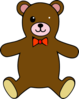 Teddy Bear Colorable Line Art Baby Animal Pictures Clip Art
